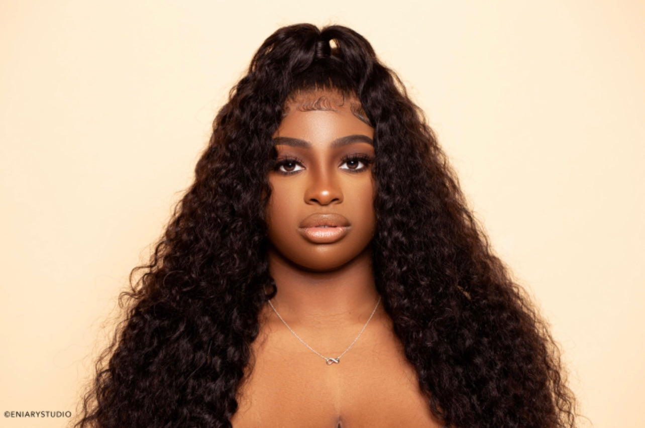 DEEP CURL LACE FRONTAL WIG