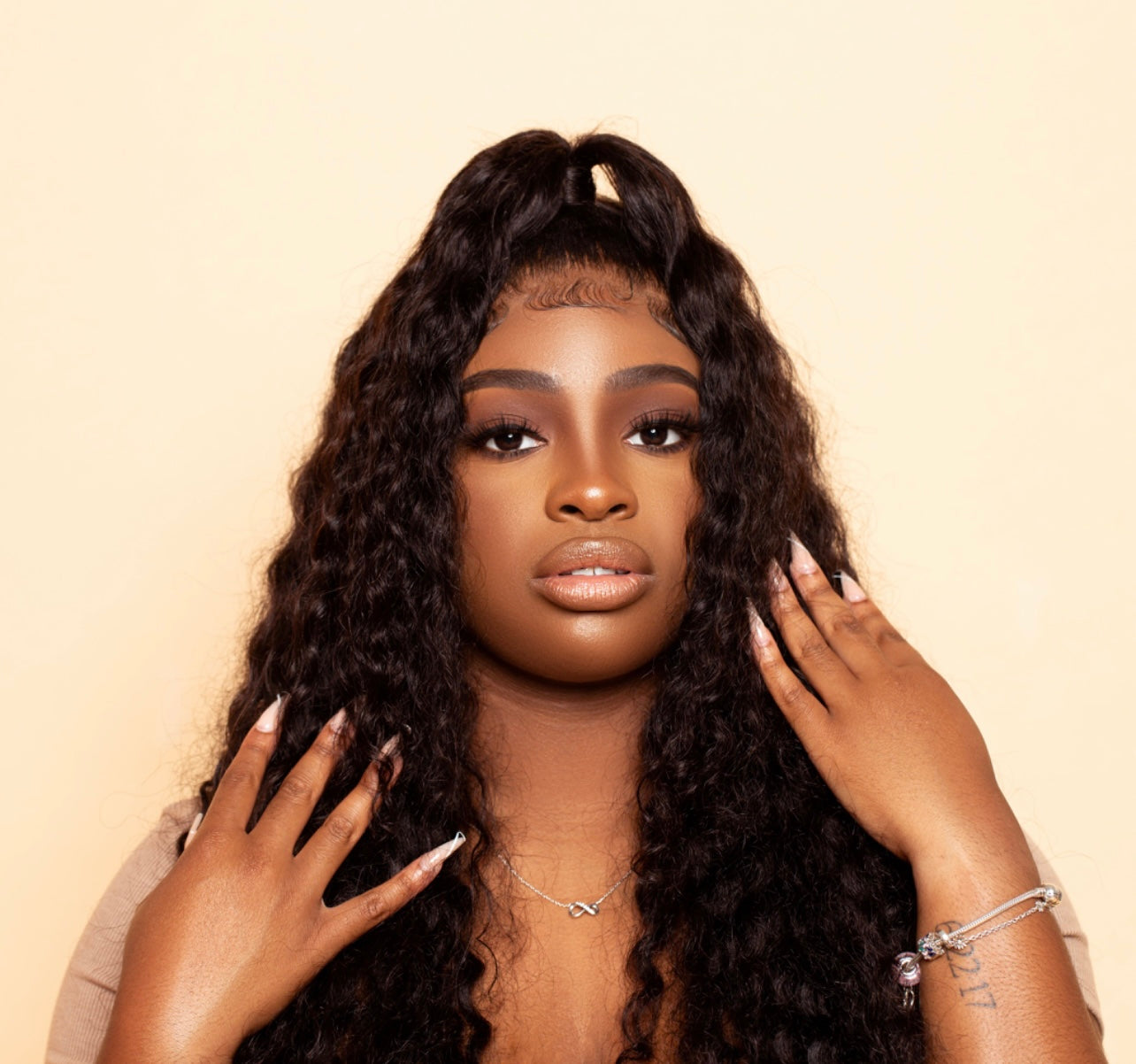 DEEP CURL LACE FRONTAL WIG
