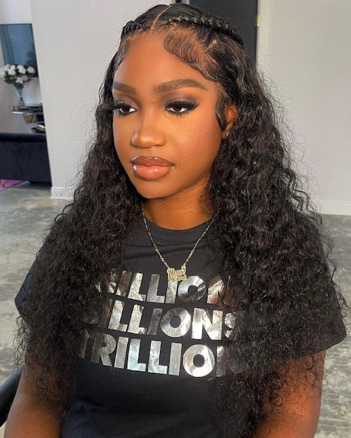 Water Wave 13x6 Frontal Lace Wig 180% Density