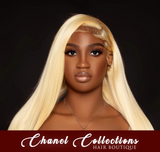 #613 BLONDE - STRAIGHT / BODY WAVE LACE FRONTAL WIG