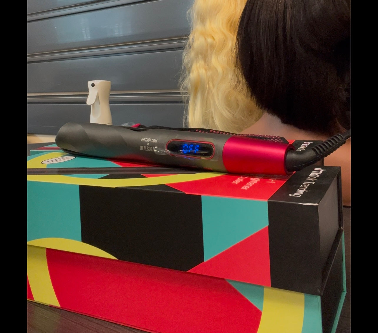 2 in 1 Hair Straightener and Curler