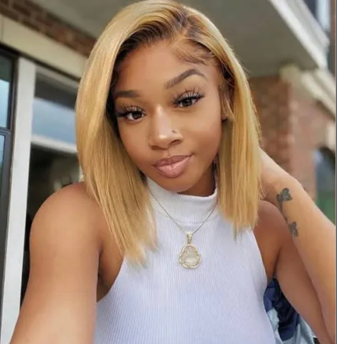 150% Density 2/18 Straight T-Part Glueless Unit