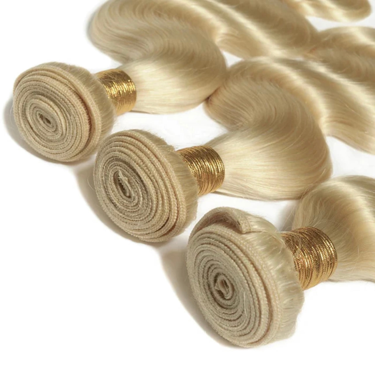 (3) #613 BLONDE BODY WAVE BUNDLES