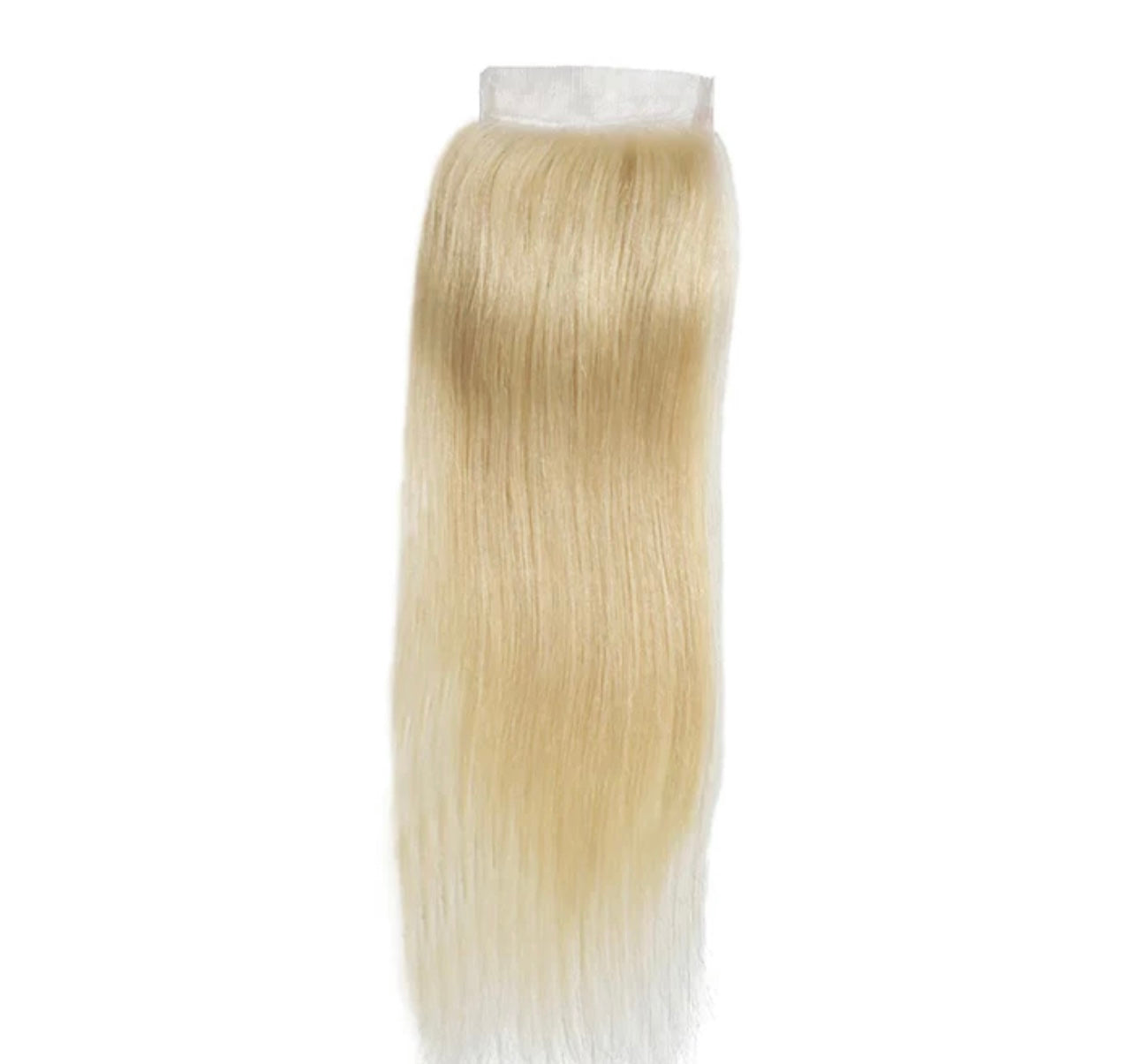 #613 BLONDE 5X5 TRANSPARENT CLOSURES