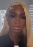 #613 BLONDE - STRAIGHT / BODY WAVE LACE FRONTAL WIG