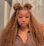 HIGHLIGHT WATER WAVE LACE FRONTAL WIG