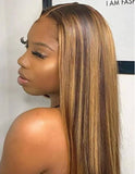 HIGHLIGHT STRAIGHT LACE FRONTAL WIG