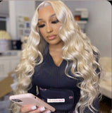 #613 BLONDE - STRAIGHT / BODY WAVE LACE FRONTAL WIG